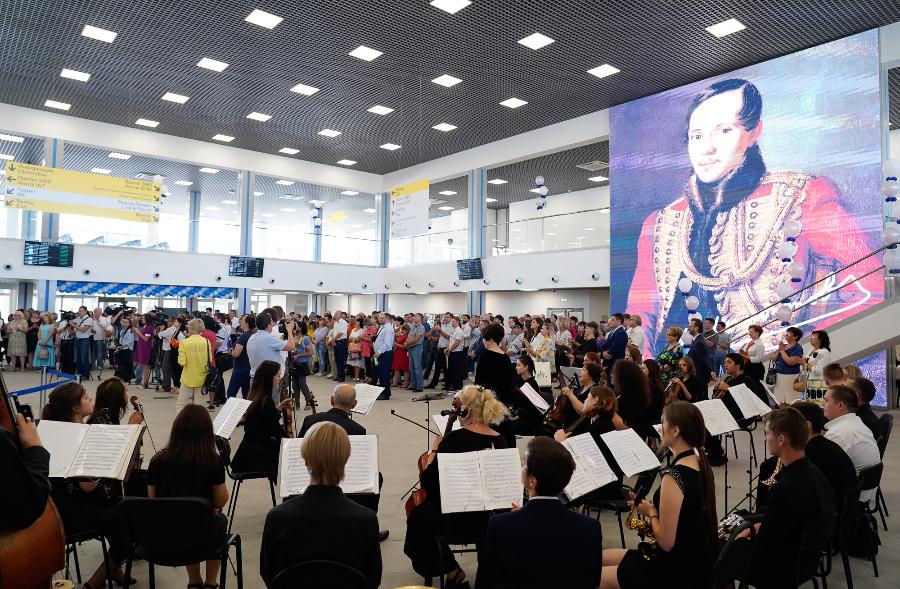 06.09.2019. В аэропорту Минеральных Вод открыли новый терминал